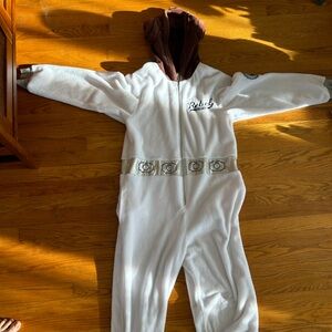 Princess Leia Rebel Princess size medium adult Halloween zip up onesie